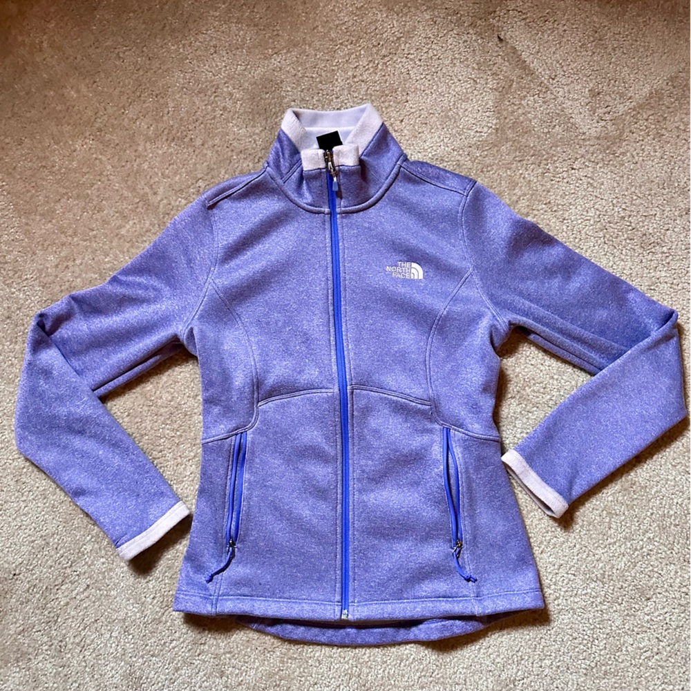 Fleece lines North Face sweater
